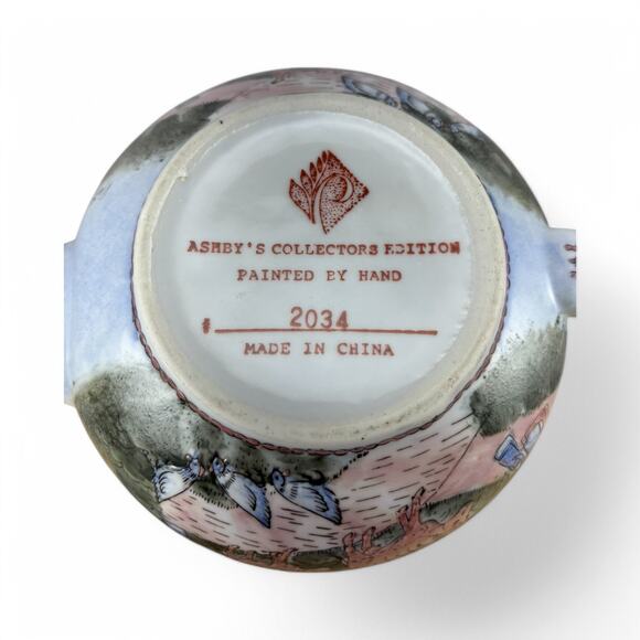 Ashby’s Collector’s Edition Hand-Painted Teapot – Cottage Scene - Picture 11 of 16